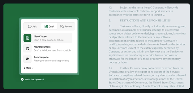 ai for law firms drafting tools