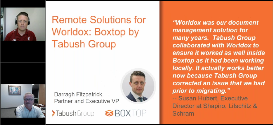 Replay: Remote Solutions for Worldox: Boxtop by Tabush Group