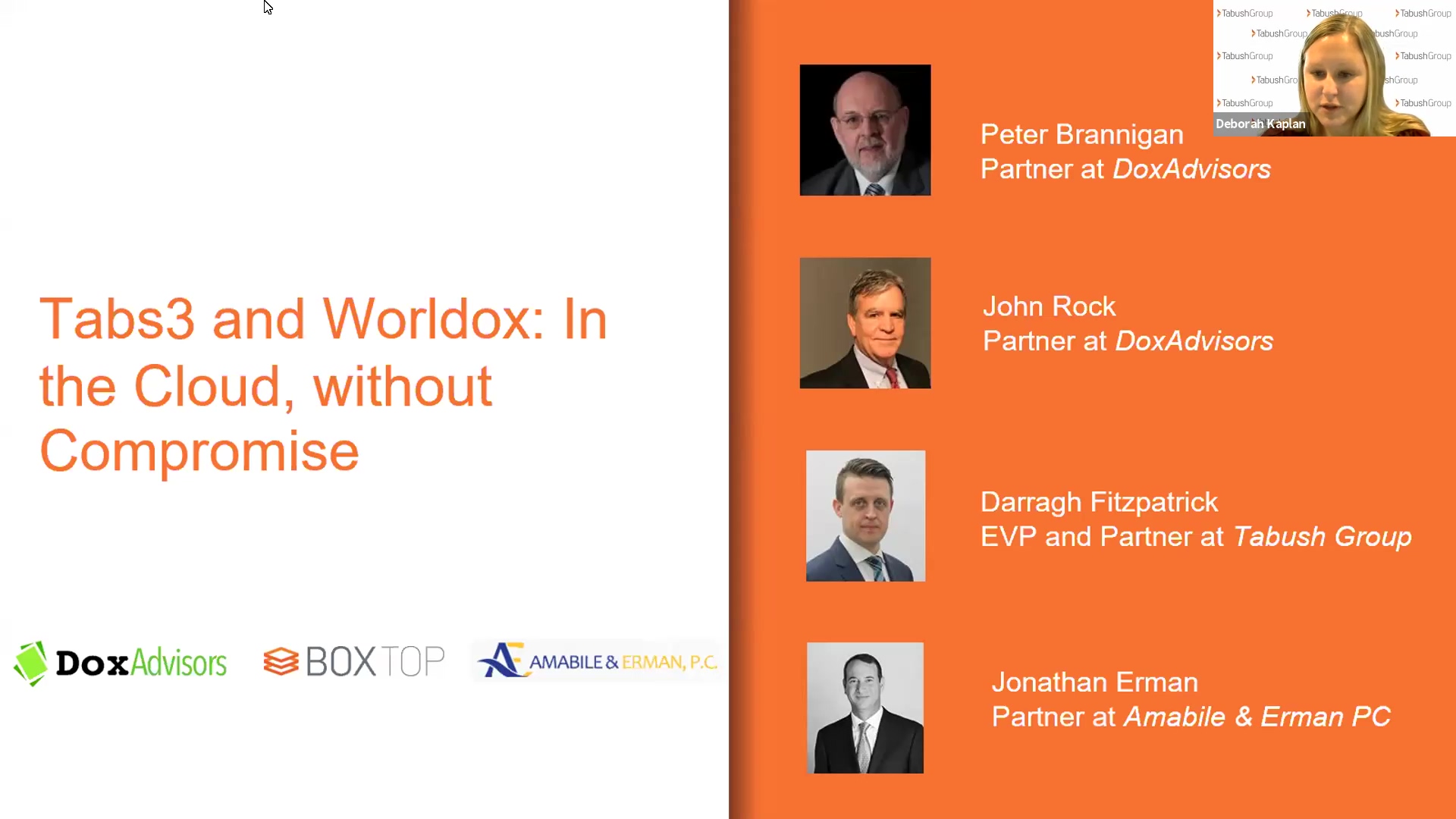 Replay: Tabs3 and Worldox: In the Cloud, without Compromise