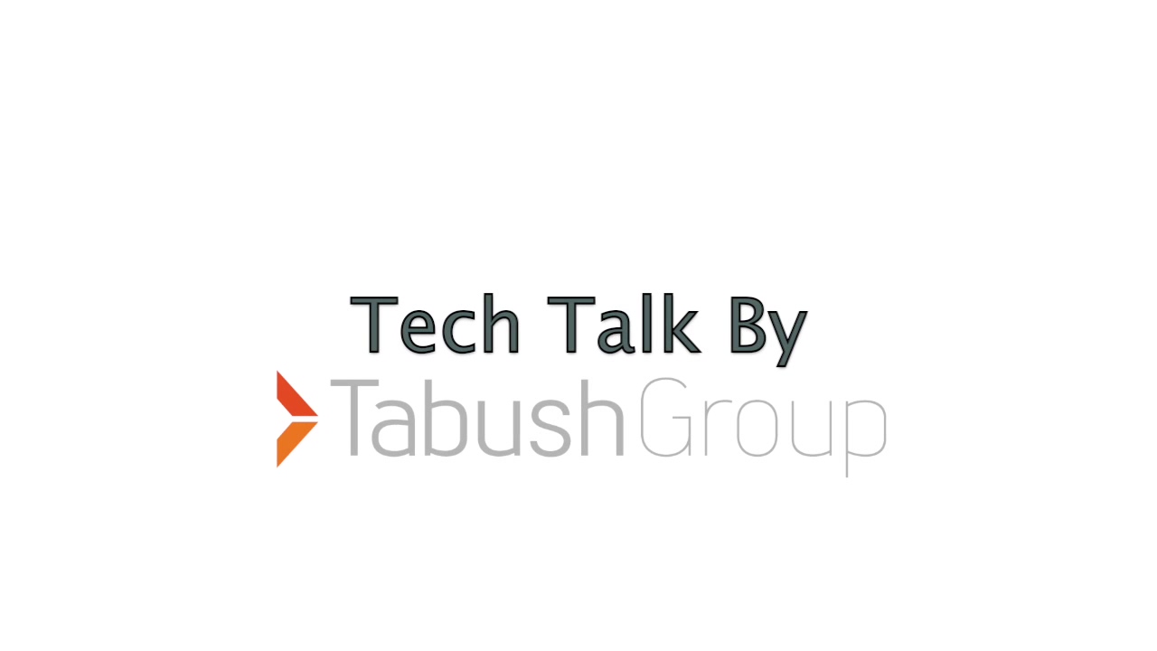 Tabush Group's Tech Talk Video Series - Maxons Restorations