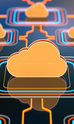 Managed IT Services Provider Cloud Network Logo